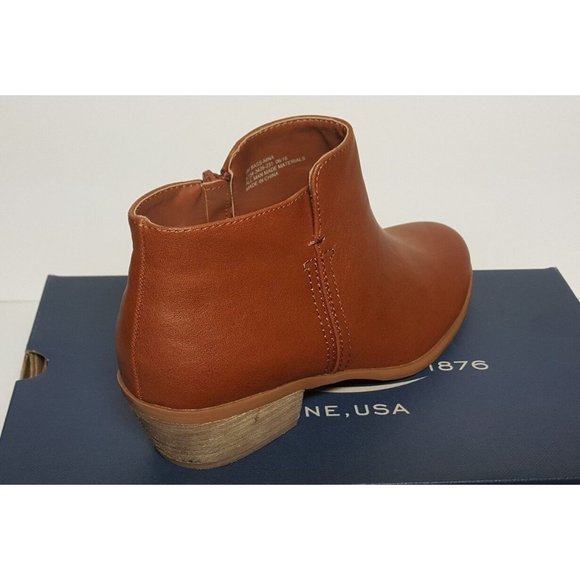 WOMEN'S G. H. BASS SHOES SIZE 6 NINA BOOTIES WHISKEY COLOR NEW/BOX - Picture 7 of 12